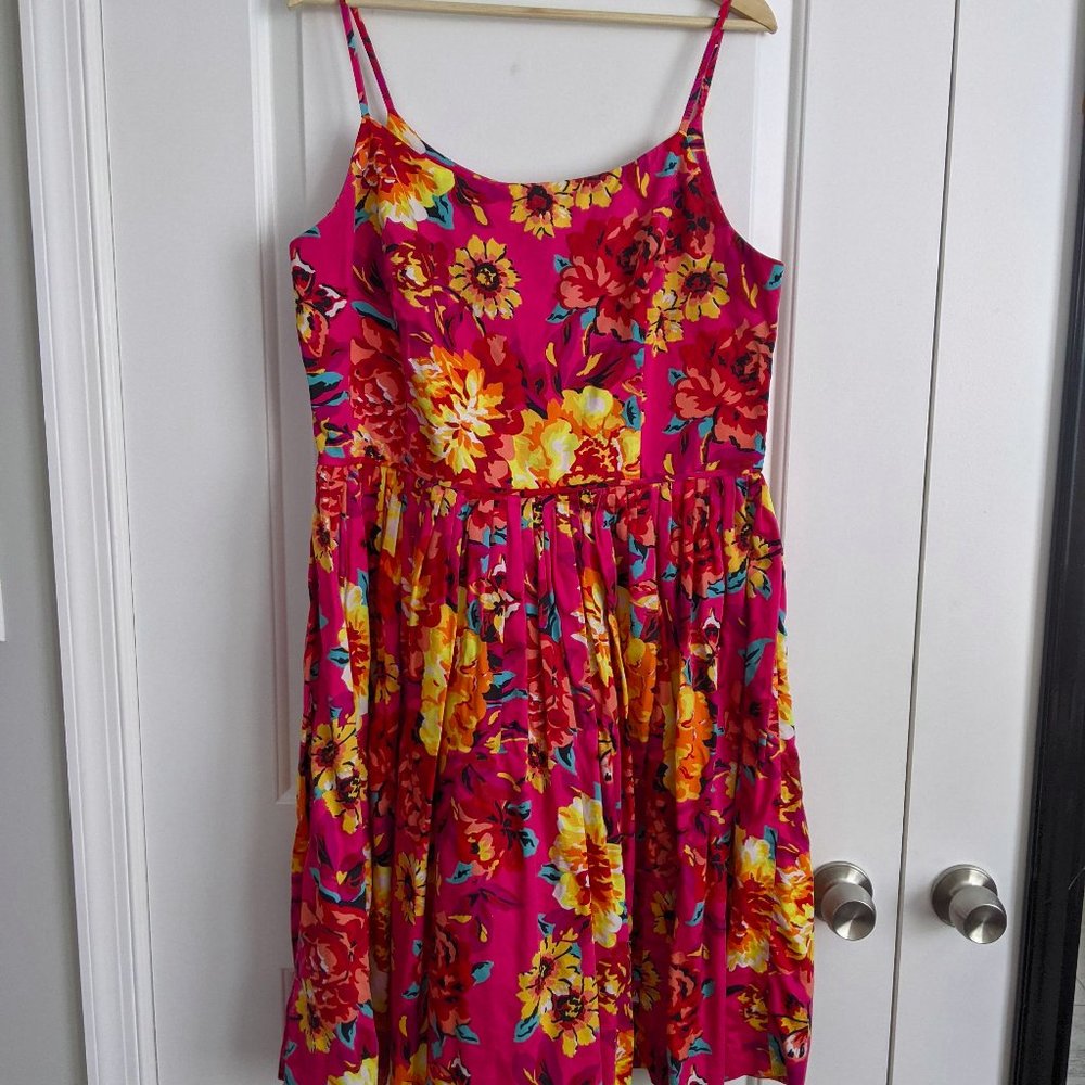 BRIGHT Floral Midi Dress - Isaac Mizrahi x Target